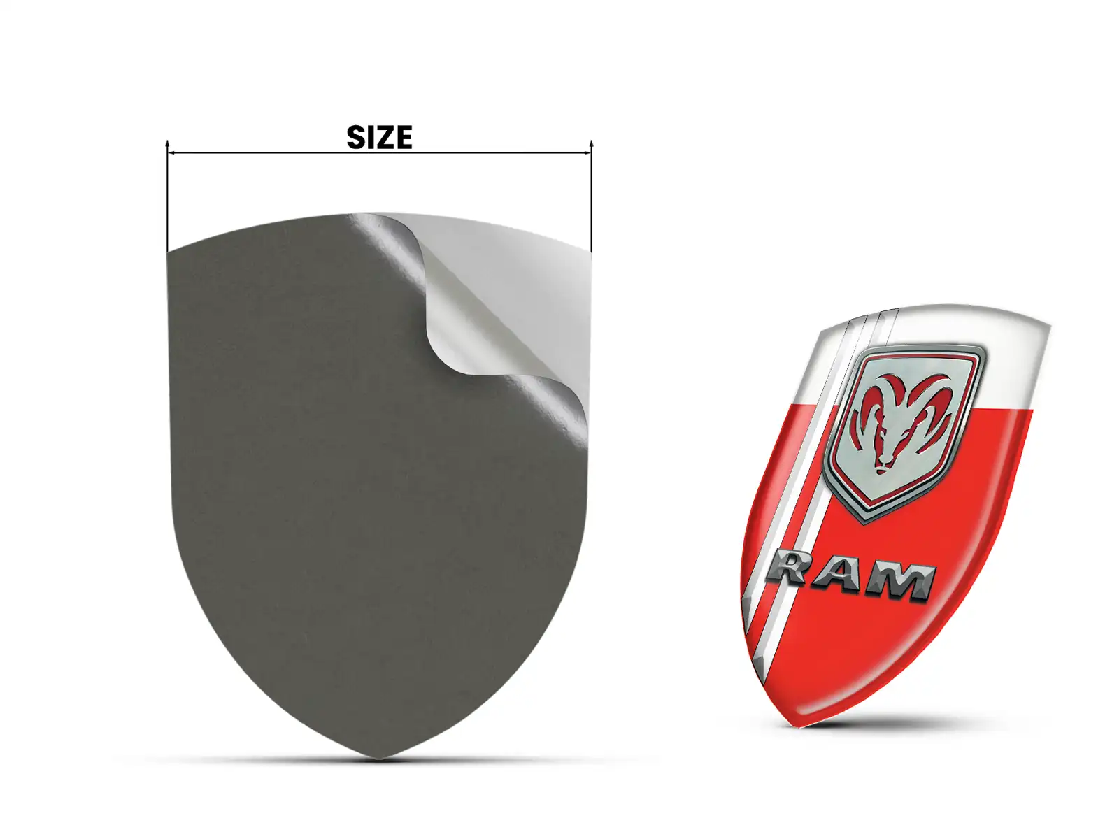 Dodge Autocollant Étanche Design Max Stylé Pro Résistant